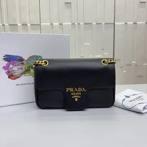 Pre-owned PRADA Leather Shoulder Bags 7.8'' R2589 Shoulder Bag C13346076967 0408 T2 Ella