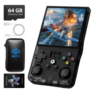 R36max Retro Handheld Game Console, 4.0 Inch 720x720 IPS Screen, over 18,000 Classic Games, Portable Open Source Linux System, 4000mah Battery, Handheld Gaming Console