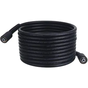 Tool Daily High Pressure Washer Hose, 25 FT X 1/4 Inch, 3600 PSI, M22 14mm, Replacement Power Washer Hose for Most Brands