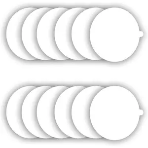 Flea Trap Refill Discs 7.1 Inch Replacement Glue Boards for Most Models Flea Traps for inside Your Home, 12 Pack Shootingstar