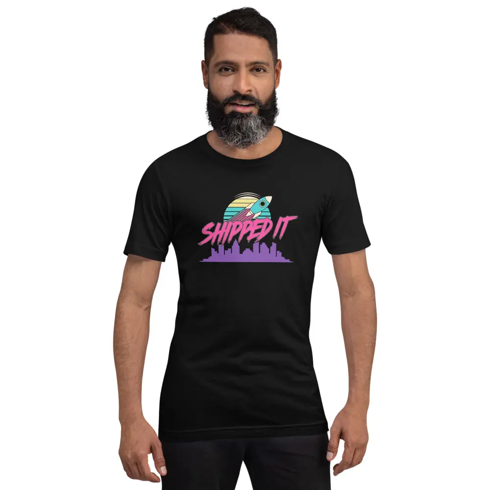 OUTPUT №0020 · SHIPPED IT Tee — Developer Deploy Shirt