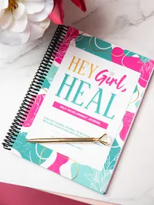 Hey Girl, Heal: Self-Development Journal - Special Edition with 365-Day Mood Tracker & Daily Prompts for Healing & Self-Celebration
