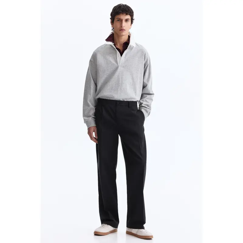 muscle fit dress shirt h&m Bryce Pleated Relaxed Fit Tropical Midnight Blue Pants main image 0