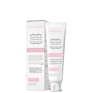 Fresh Enzyme Mint Toothpaste, Daily Oral Care Toothpaste, Fresh Breath Mint Flavor Toothpaste, Deep Cleaning Toothpaste 120g