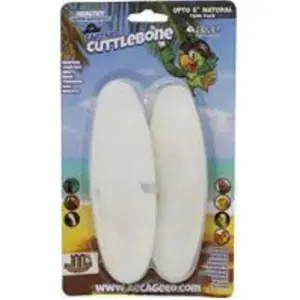 212 MAIN Natural Cuttlebone Bird Feeder, 5 in. Small Size Natural Bone Beak Trimmer for Birds