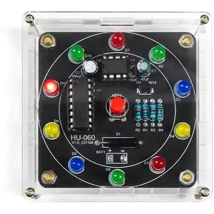 Lucky Wheel Soldering Practice kit, Complete Soldering Project kit with Components, & Enclosure, Perfect for Electronics Enthusiasts