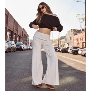 Classic And Chic Wide-Leg Trouser Pants