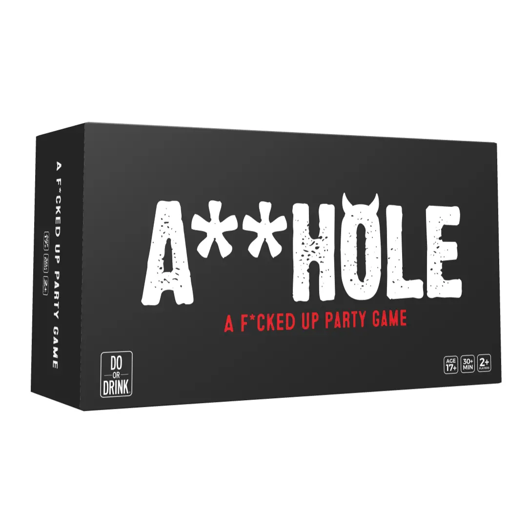 A**HOLE - Party Game for Adults, Funny Ranking Card Game of Bad Decisions, Dark Humor & Chaotic Debates for Game Night, 500 Cards, 17+