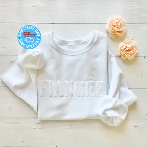 Embossed Engagement gift, Future mrs sweatshirt, New mrs sweatshirt, Bridal Gift, Bride sweatshirt, Bridal shower gift, Personalized Gift