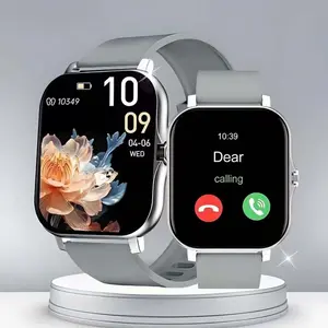 Trendy 1.83 Inch HD Smartwatch BT-compatible Compatible, Supports Calls and Weather APP, Android & iOS Compatible, Sports Style Design, Digital Display, Waterproof Fitness Smartwatches