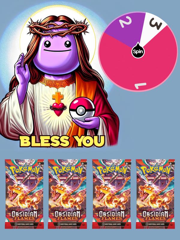 Ditto's Blessing: 4x Obsidian Flames Pokémon Booster Packs