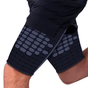 1Pair Thigh Compression Sleeve for Men Women, Sports Compression Leg Sleeves for Running, Protective Sleeves