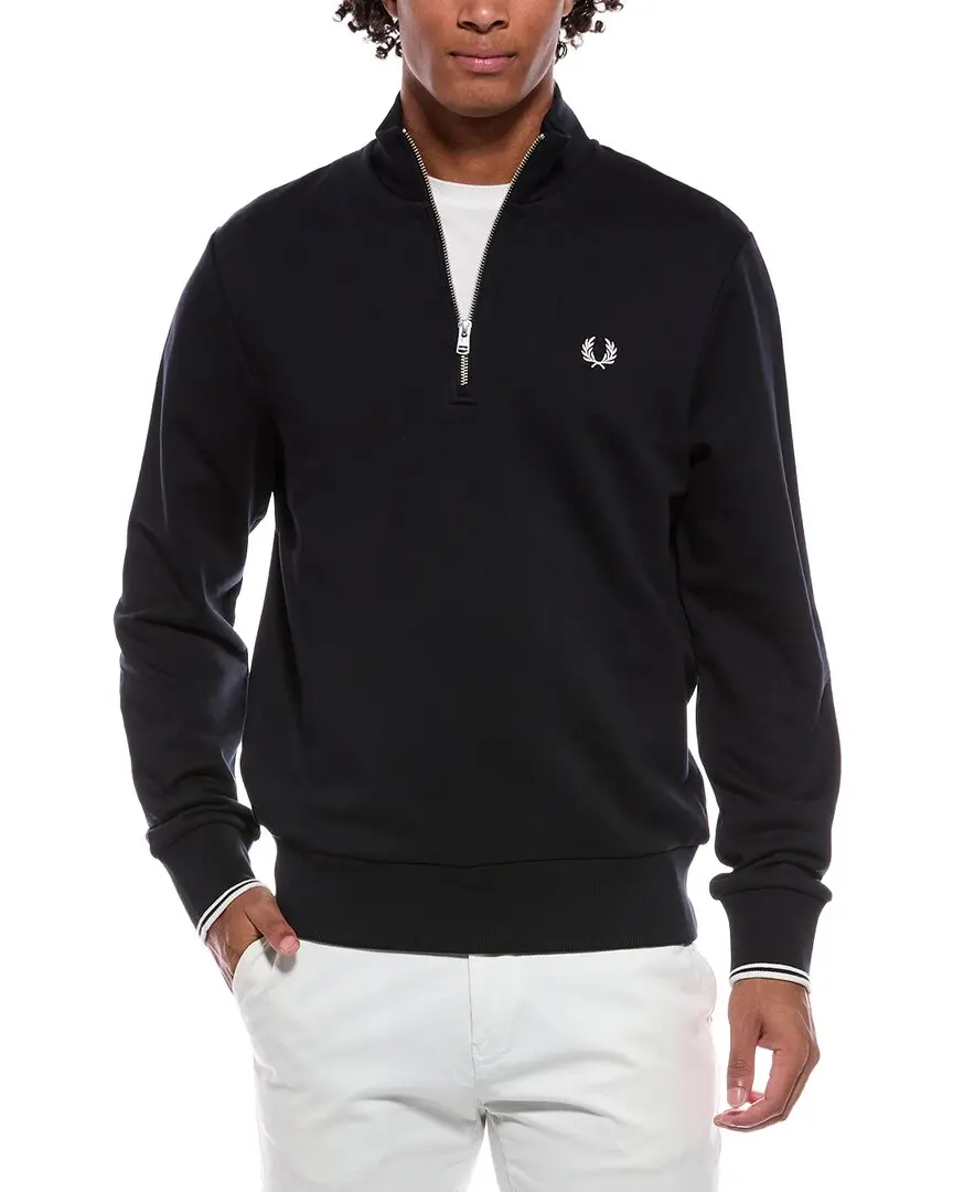 Fred Perry 1/4-Zip Mock Sweatshirt