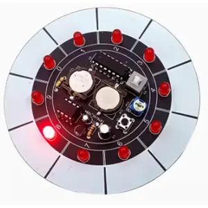 Prize Wheel Light Soldering Practice Kit Enthusiasts Soldering Training Kit for Learning Electronics