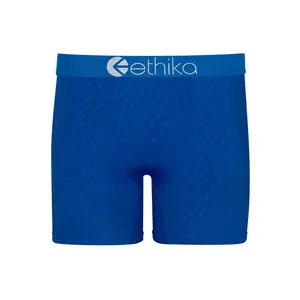 Embossed Python - Blue | Mens Mid