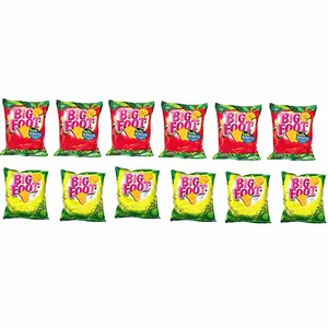 (Pack of 12) Assorted Holiday Big Foot, The Giant Cheese Snack, 6 Regular and 6 Spicy, 10.5 Oz