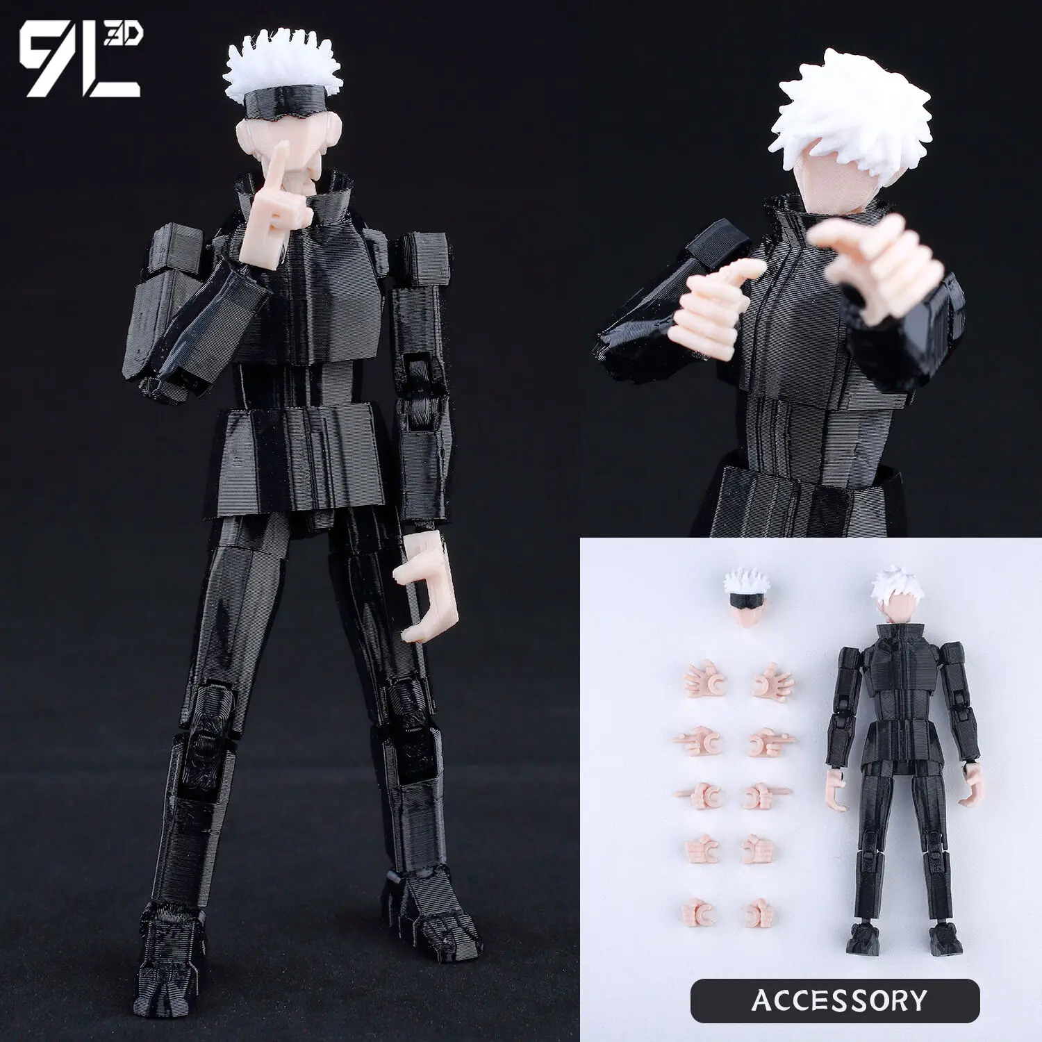 LUCKY13 9L3D Titan13 Yuta Okkotsu & Rika Collectible Figure Vinyl
