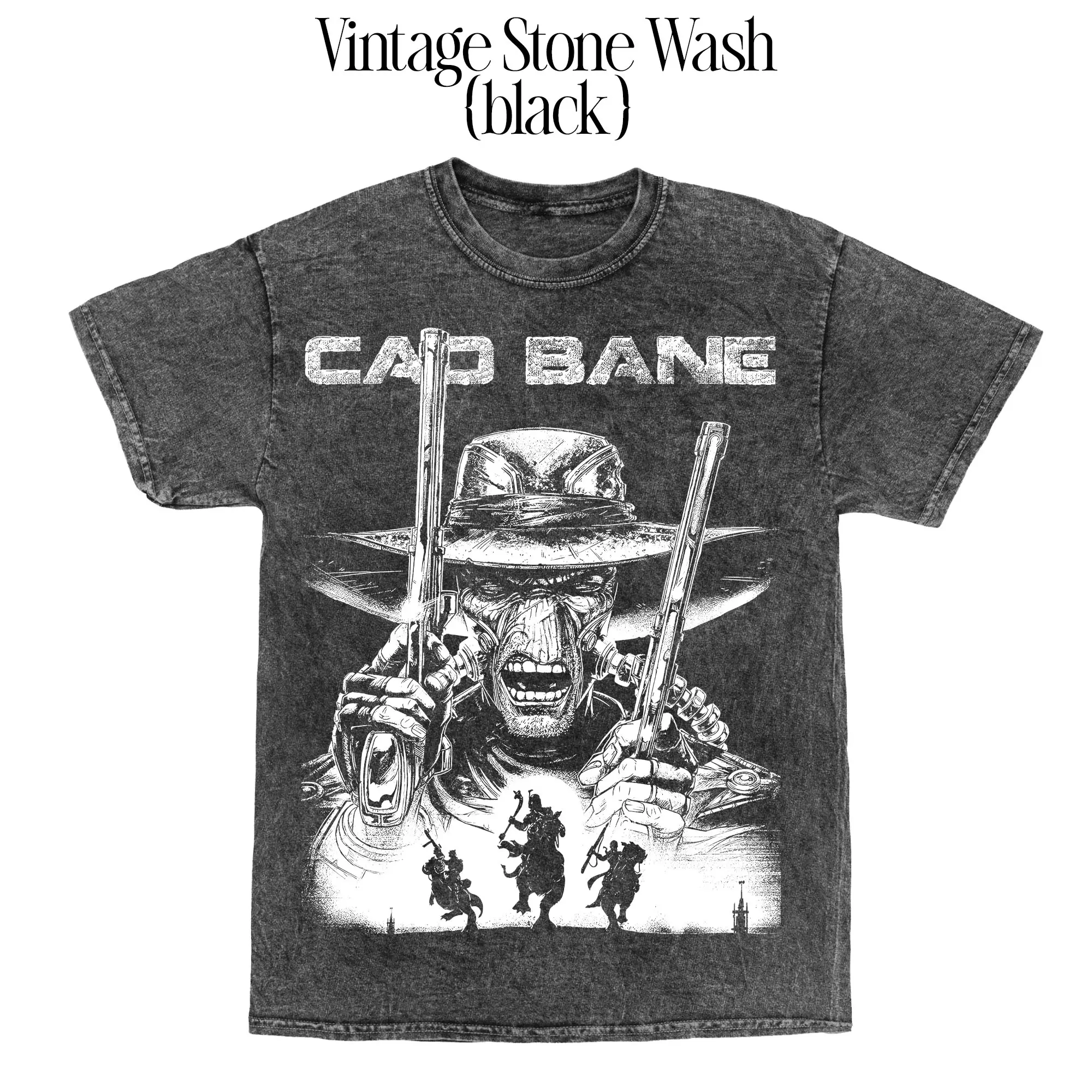 Cad Bane Shirt, Vintage Star Bounty Hunter Tee, Distressed Outer Rim Gift, Retro Villain Shirt for Men Women, Galactic Apparel