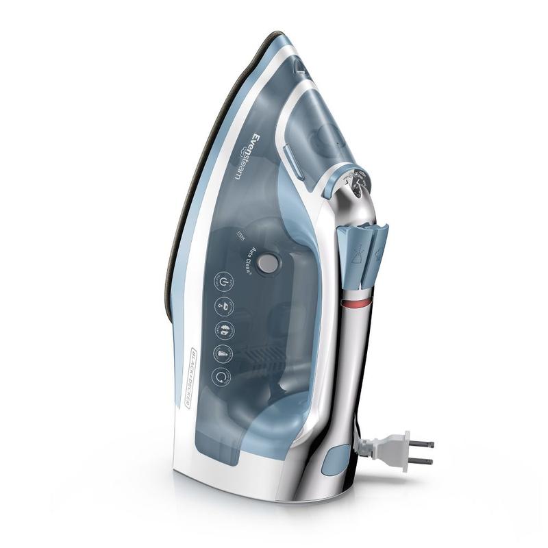 BLACK+DECKER Steam Iron Retractable Cord Gray