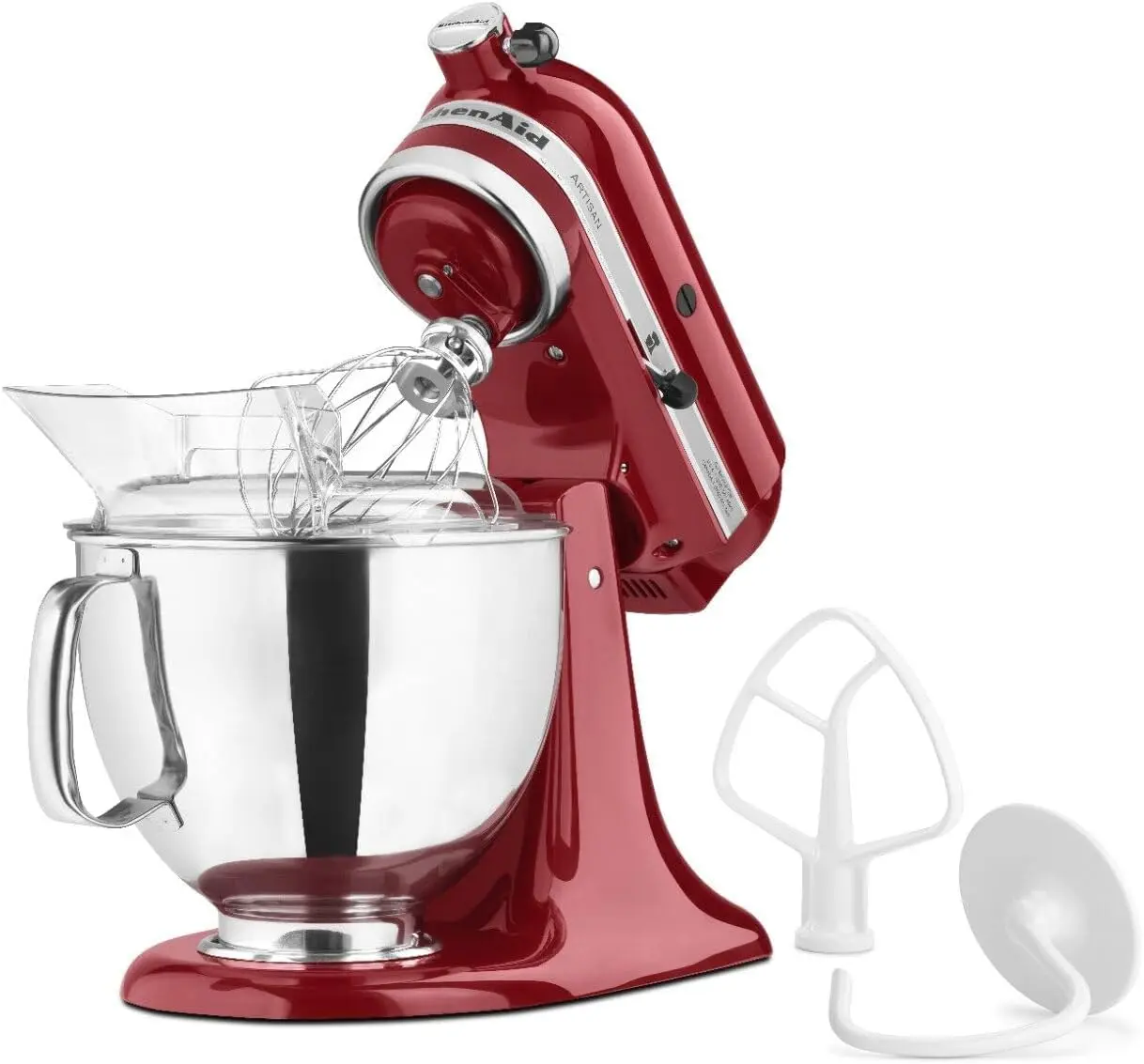 KitchenAid  KTC-KSM150PSER Artisan Series 5 Quart Tilt Head Stand Mixer, Empire Red