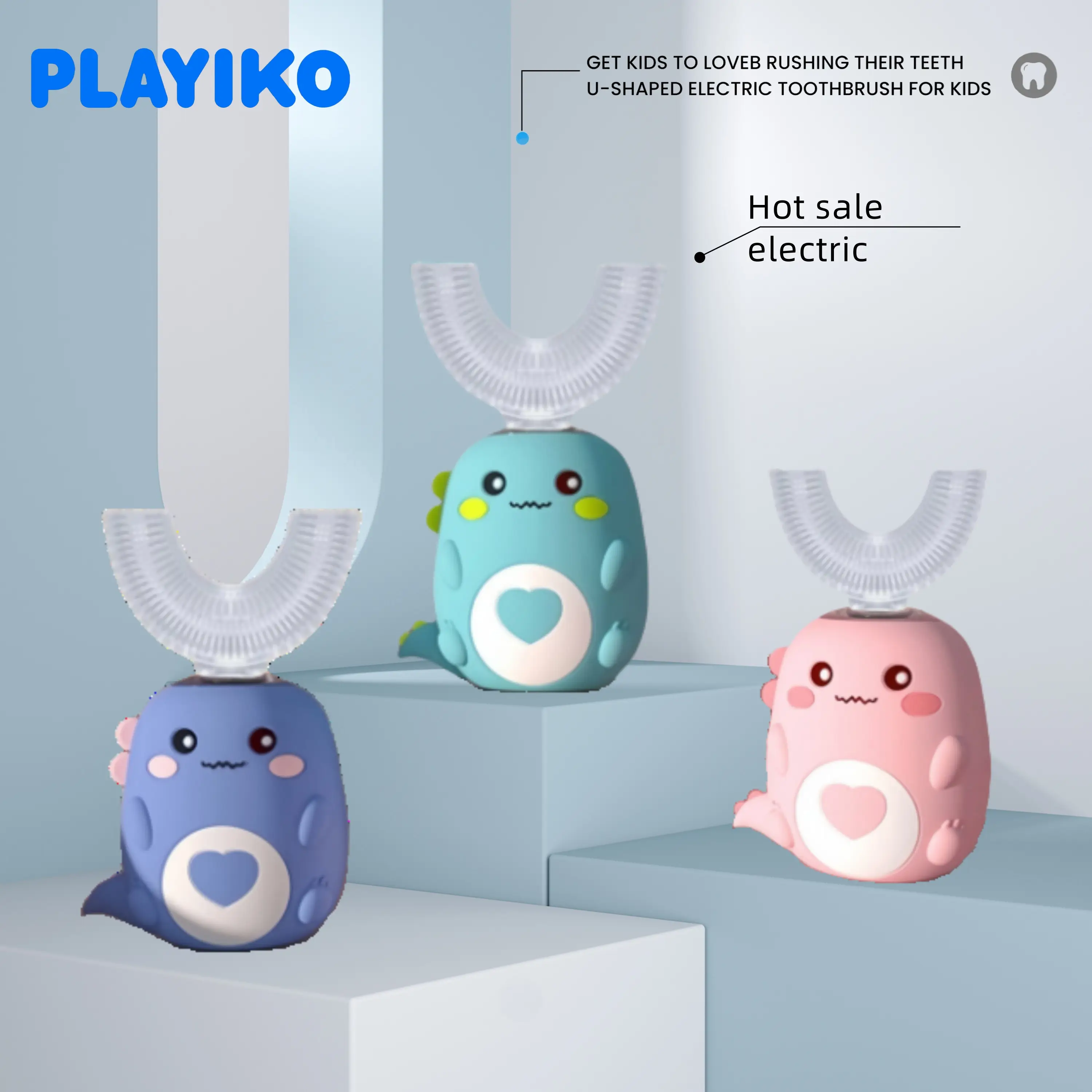 A Kids Toothbrush | U-shaped | 2-14 Years, Soft Bristles, BPA Free | 2-4 Pack #cozyvibes #effortlessbeauty