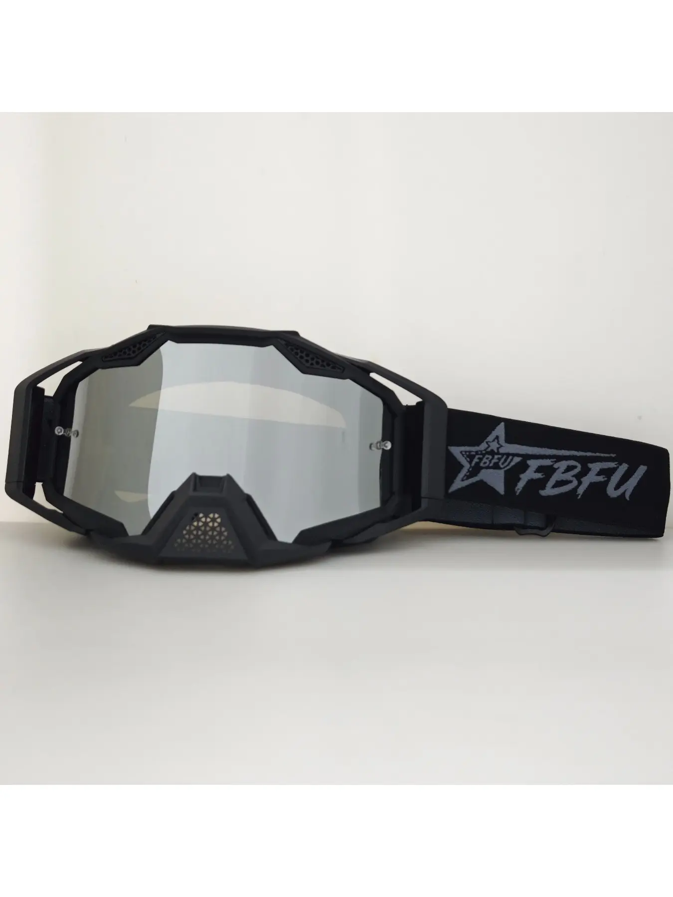 Motocross Protective Goggles Mountain Bike Riding Sunglasses Windproof Sandproof Anti Scratch Eyewear With Adjustable Strap Removable Nose Pad For Adult Riders Dirt Bike Goggles Off Road Goggles