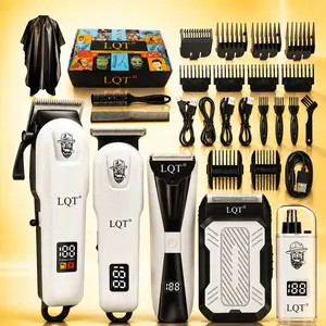 LQT 5-in-1 Professional Grooming Kit for Abs Care - Hair Clipper, Beard Trimmer, Nose Trimmer, and Precision Attachments
