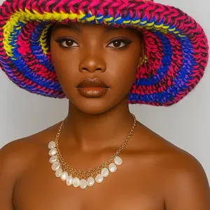 Summer sun hat  Men’s / women’s crochet bucket hat brown on trend