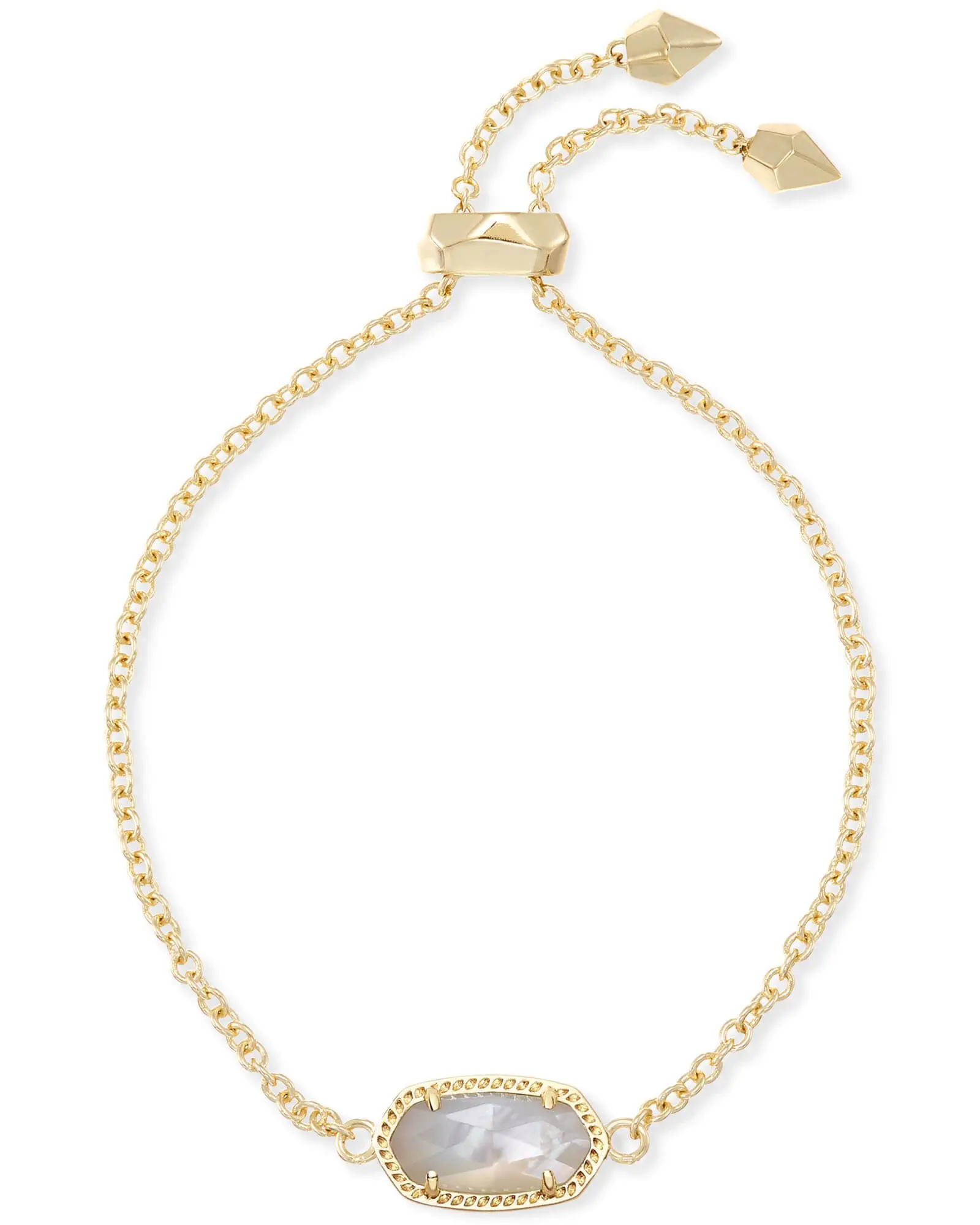 Kendra Scott Elaina Adjustable Chain Bracelet In Ivory Pearl 4217714518
