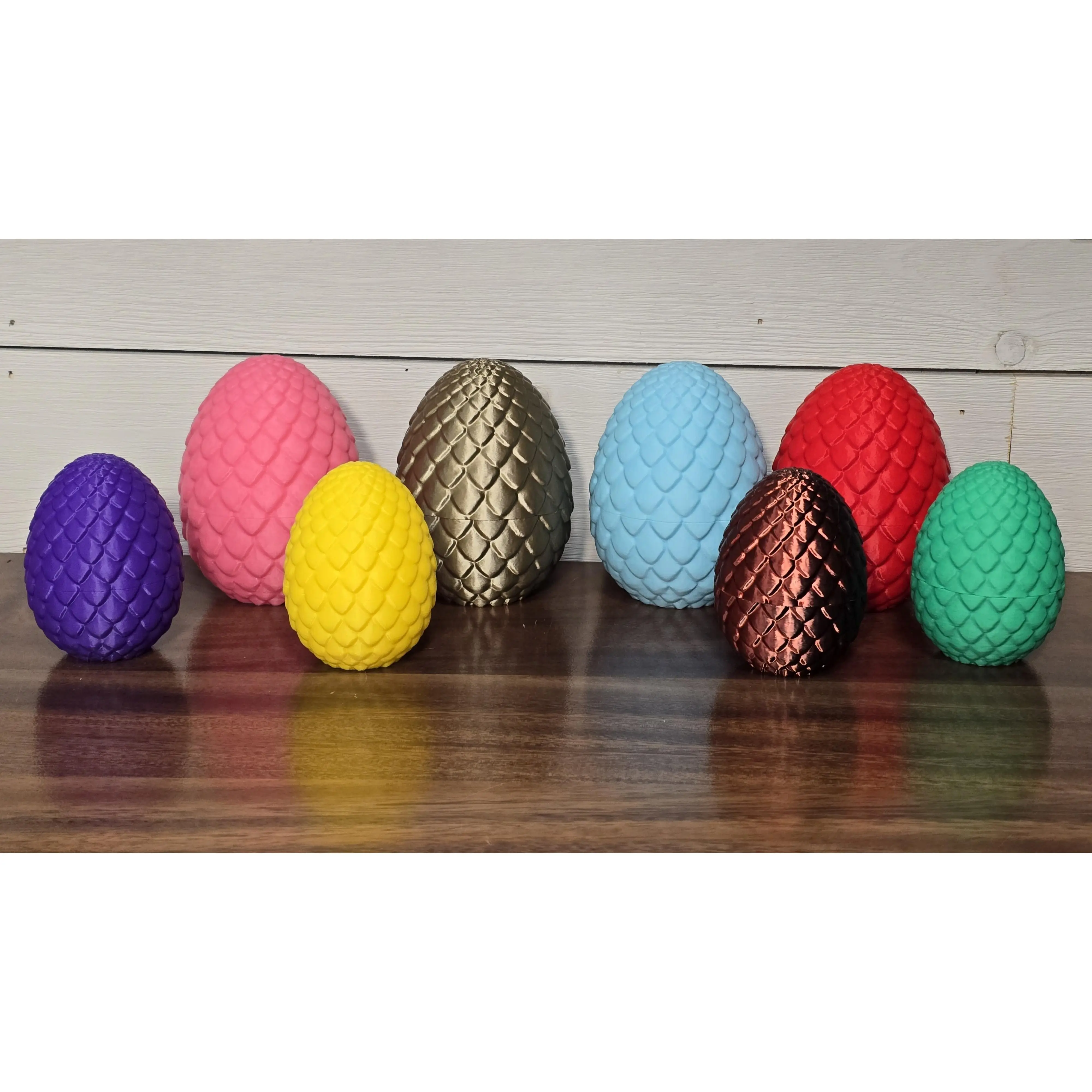 3D Printed Hollow Easter Eggs - Fillable Surprise Eggs in 3 Sizes