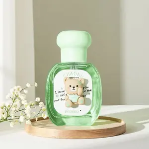 Cute Bear Design Perfume,  Long Lasting Natural Light Fragrance for Women, Daily Use Fragrance for Women & Girls, Perfume for Women, Mini Perfumes