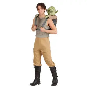 Men's Deluxe Star Wars Luke Skywalker with Yoda Costume