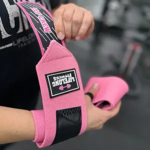 Wrist Wraps - Wrist Support - Eliminate Wrist Pain during Bench Press, Squats, Curls, Etc!