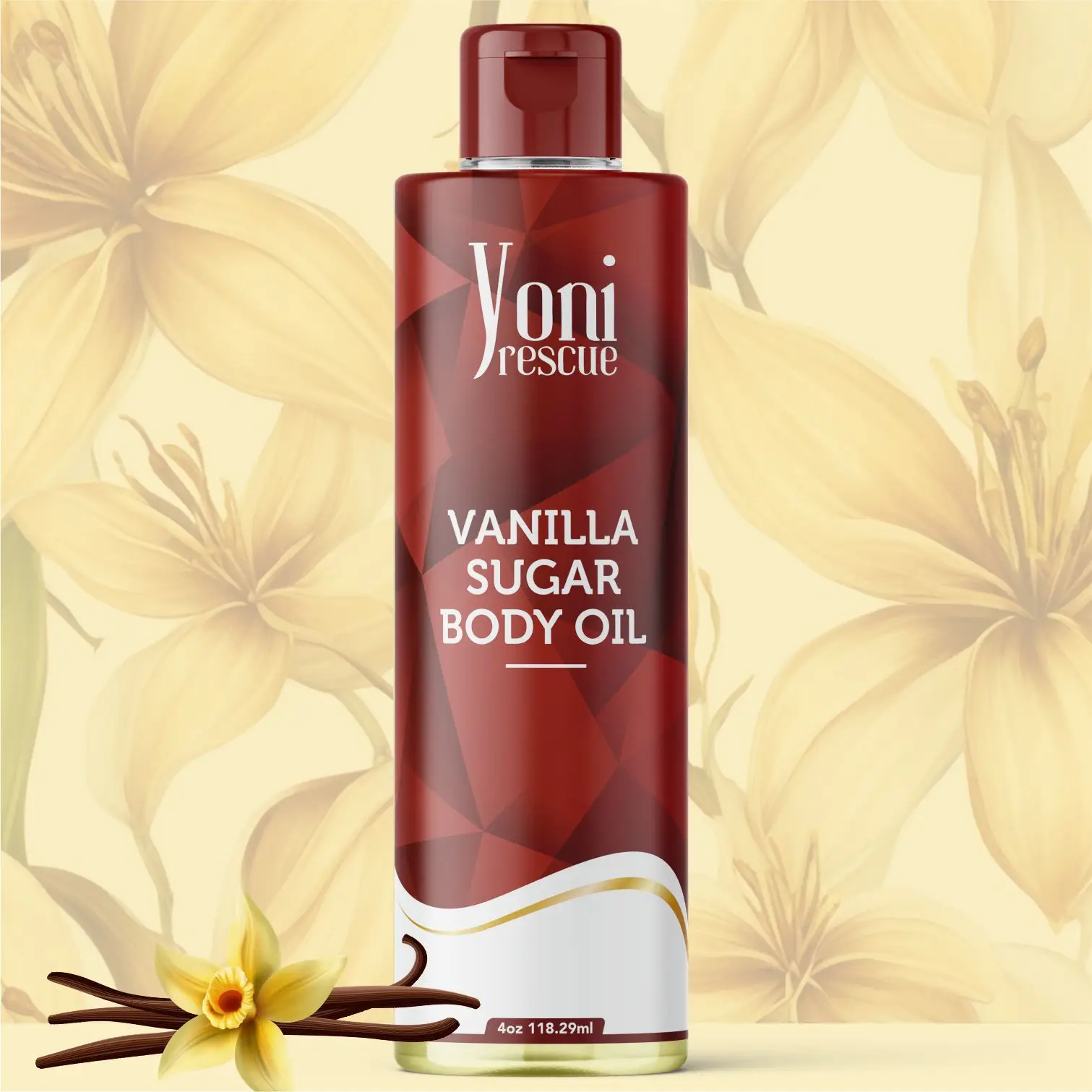 Vanilla Sugar Body Oil, w/ Apricot, Jojoba, Avocado & Vitamin E Oil Blend, Fast-Absorbing, Moisturizing, layer Fragrance Skin Therapy & Body Care Hydr
