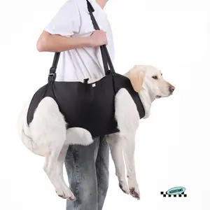 Adjustable Pet Assist Harness for Elderly or Disabled Dogs Travel & Recovery Vest with Leash Attachment for Comfort and Support Camouflage