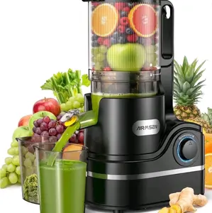AIRMSEN Cold Press Juicer Machine, Kitchen Appliances, Compact Fast High-Speed Centrifugal Juicer, Juice Dispenser