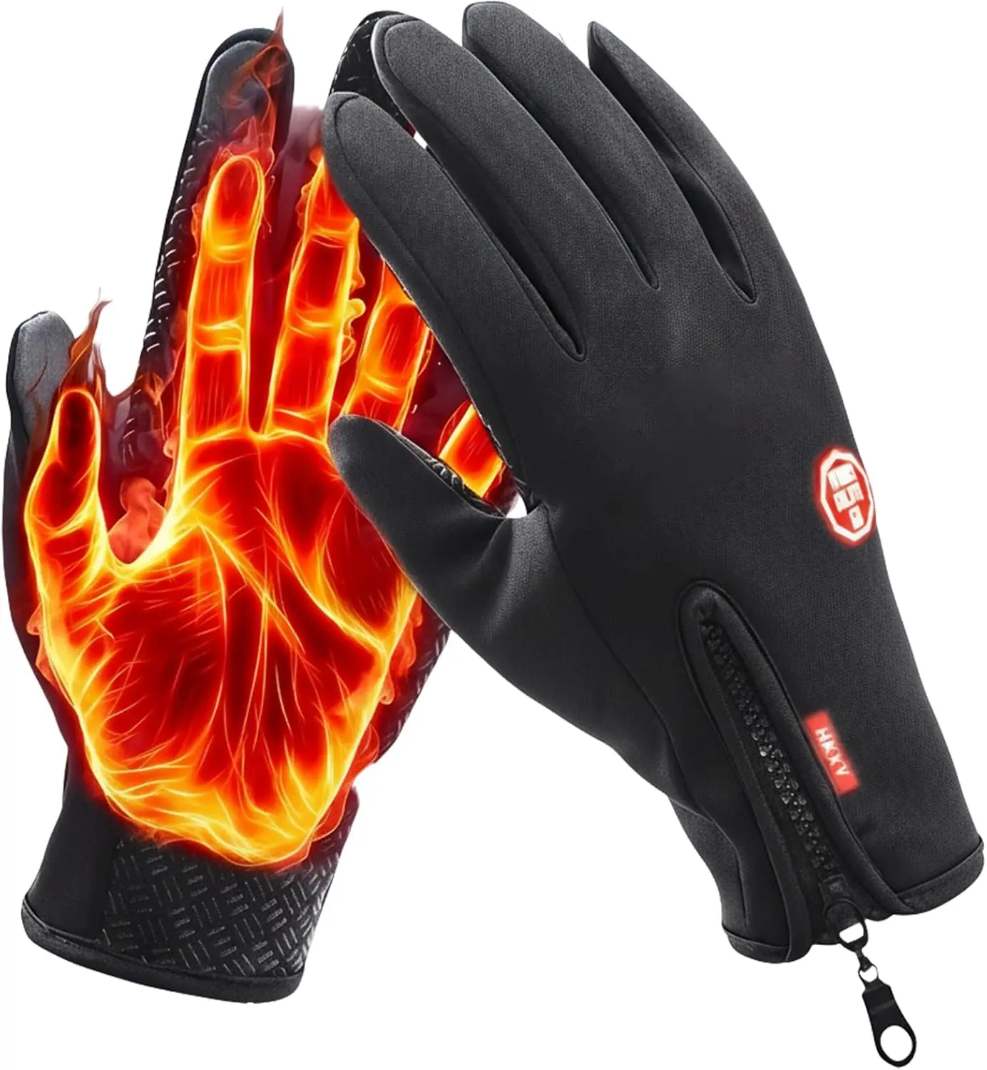 Outdoor Winter Gloves Touchscreen Windproof Full-Finger Fleece Lined for Men Women Sports Travel Daily Activities valentine's gift for bf valentine gifts