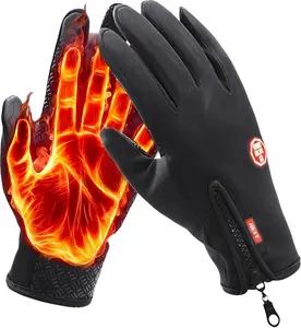 Outdoor Winter Gloves Touchscreen Windproof Full-Finger Fleece Lined for Men Women Sports Travel Daily Activities valentine's gift for bf valentine gifts