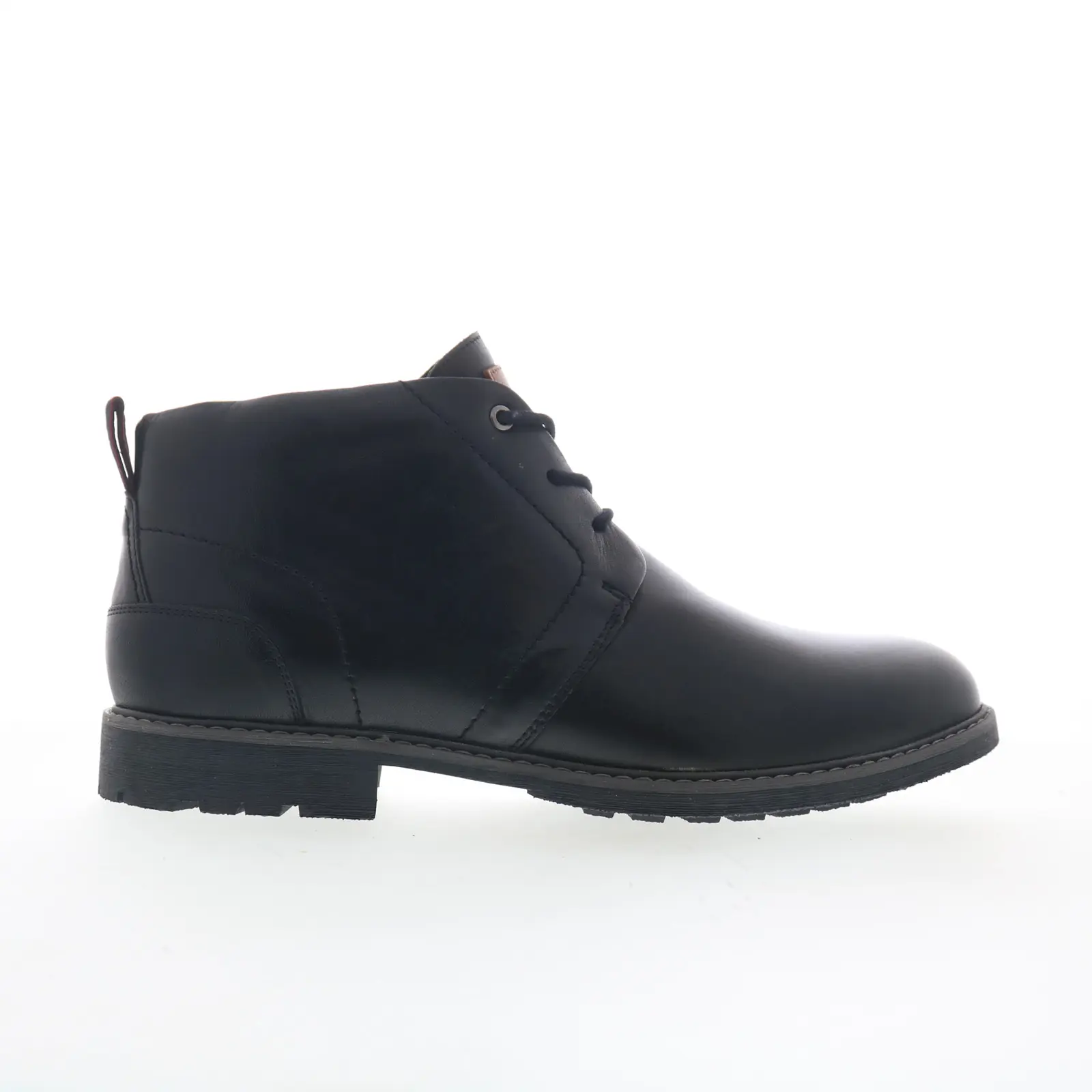 Rockport Tolan RMTOLAN Mens Black Leather Lace Up Chukkas Boots