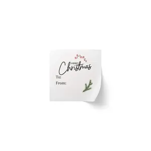 Copy of Christmas Gift Tag Sticker Rolls, Holiday Label Stickers, Seasonal Party Tags, Decorative Wrapping Labels, Customizable Stickers