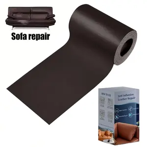 Leather Repair Kit for Furniture, 4x63/20x54 inch Leather Tape for Upholstery Seat Repair, Upgraded Self-Adhesive Fabric Leather Repair Patch for , Leather Couch Repair Patches