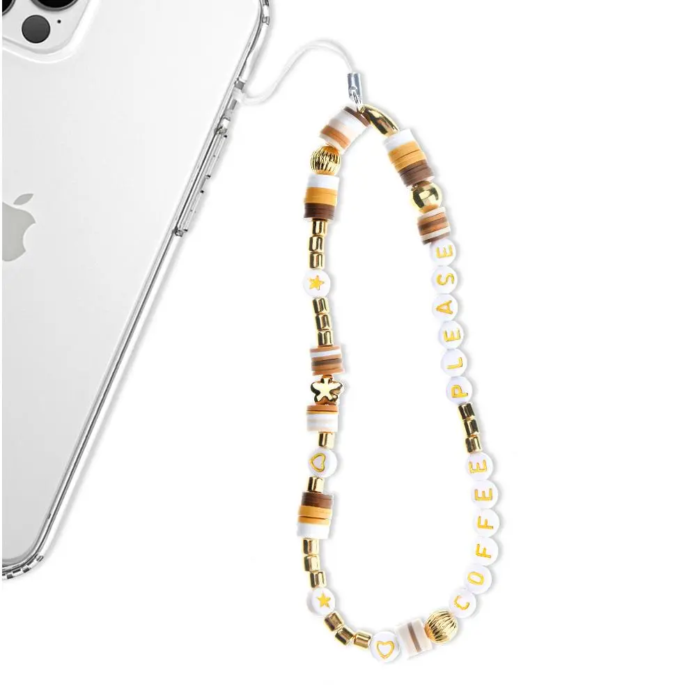 Velvet Caviar Coffee Please Phone Charm - Handmade, Stylish, Durable Mobile Accessory for iPhone & Android Cases, Smartphone/Cellphone Decor, Ideal Gift for Key Occasions, Accessories