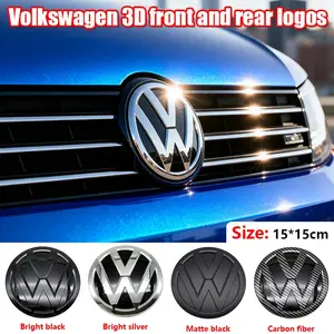 Volkswagen Tiguan 2017-2020 Front Grille Emblem & Rear Trunk Lid Logo, Original Replacement Parts, Factory Spec Accessories, Car Accessories