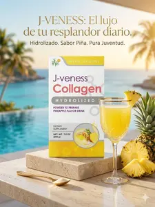 J Veness COLLAGEN HIDROLIZED Cont. Net. 200g (7.0OZ) Power to prepare STRAWBERRY FLAVOR DRINK.