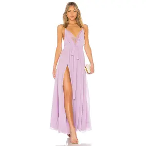 Michael Costello x REVOLVE Justin Gown in Lavender