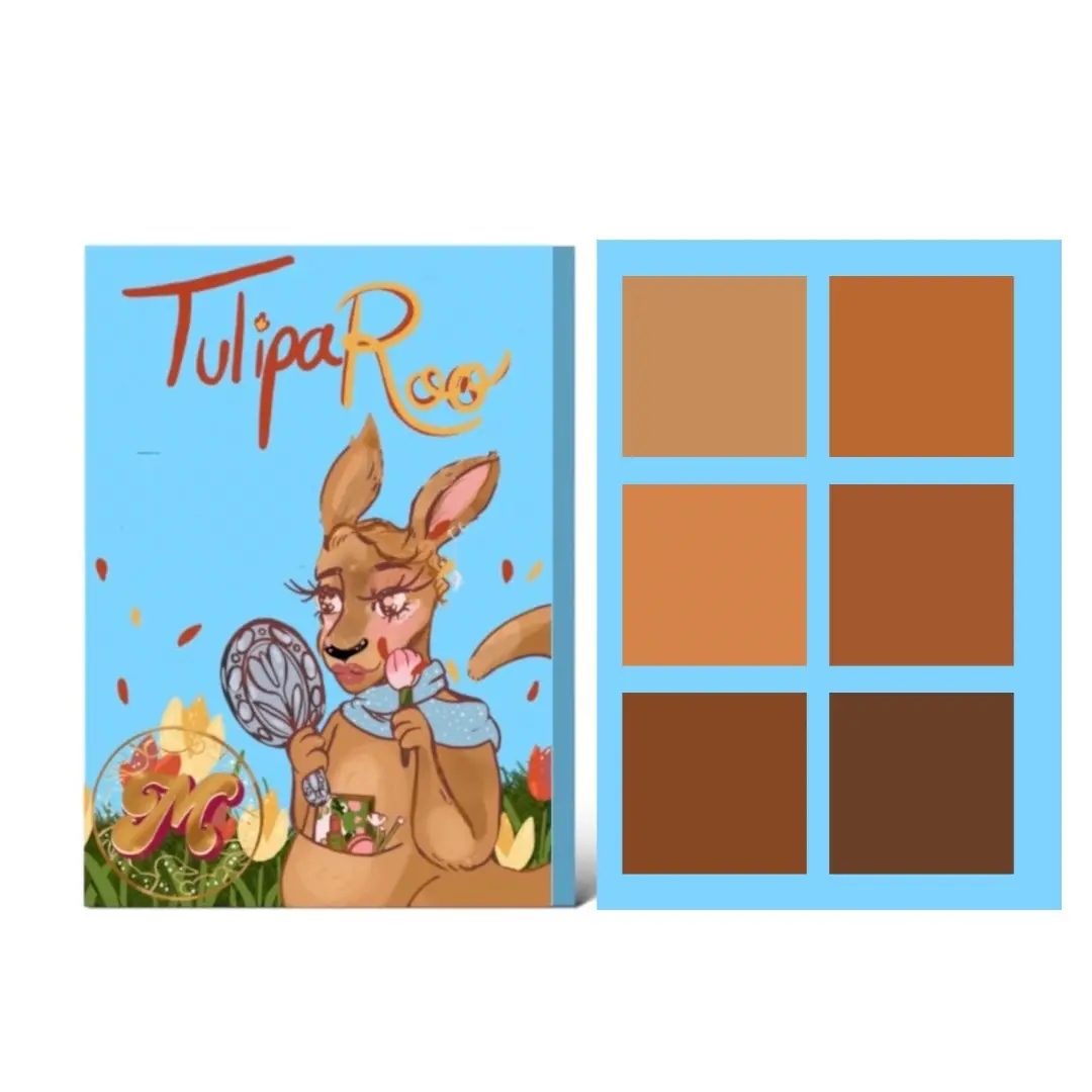 Tulipa Roo Bronzer Powder Matte Makeup PALETTE Tulipa Roo Bronzer Powder Matte Makeup PALETTE