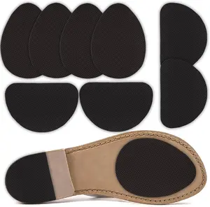 Non-Slip Shoes Pads Sole Protectors Adhesive, High Heels Anti-Slip Shoe Grips (Black 4Pairs) ZBLGO