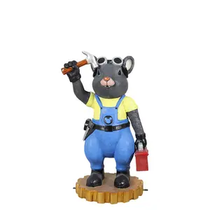 Carpenter Minion Mouse Halloween Statue