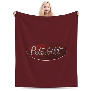 Peterbilt Throw Blanket Soft Blankets, Perfect for Home Bedroom Bed Sofa Picnic Travel and Office Use Ideal for Christmas and Holiday Gifts.