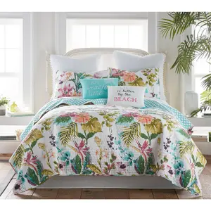 Levtex Home Malana 2-Piece Tropical Twin/Twin XQuilt Set